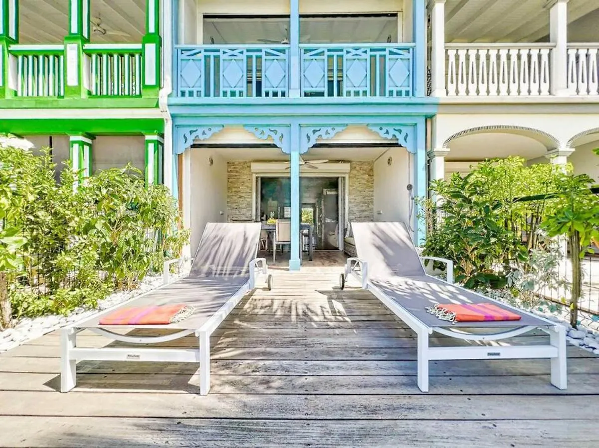 Maison Caraibes Beach Front On Orient Bay With 2 Big Pools